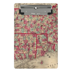 Massachusetts, Connecticut, and Rhode Island Mini Clipboard