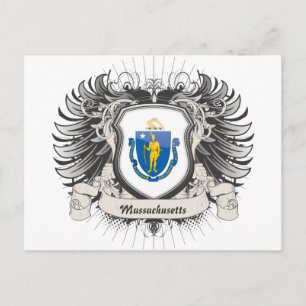 Massachusetts Crest Postcard