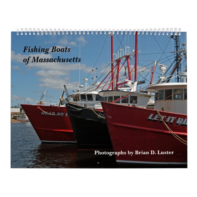 Massachusetts Fishing Boats Calendar 2014 (Cover)