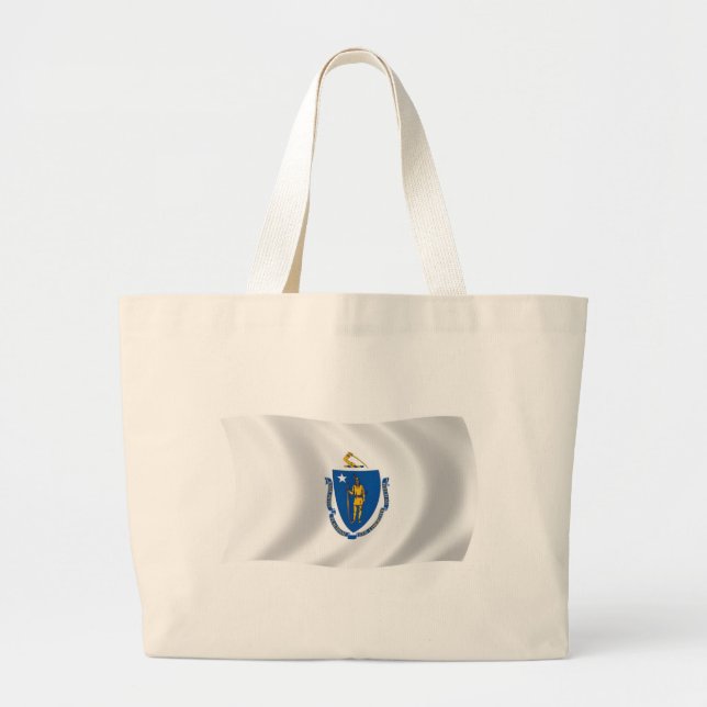 Massachusetts Flag Tote Bag (Front)