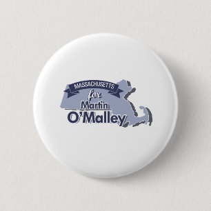 Massachusetts for Martin O'Malley 2 Inch Round Button