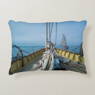 Massachusetts, Gloucester, Schooner Festival 3 Decorative Pillow