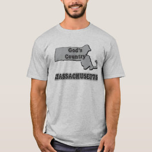 Massachusetts is GOD'S COUNTRY T-Shirt