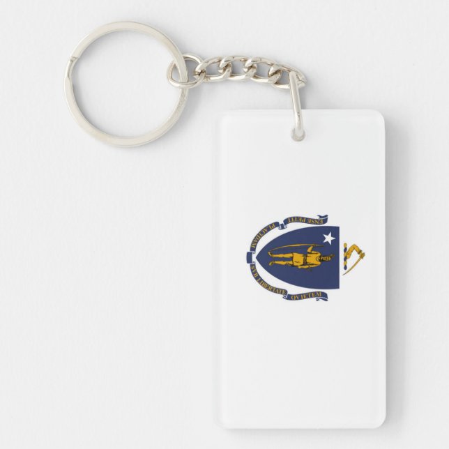 Massachusetts Keychain (Front)