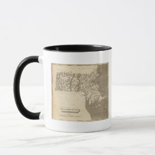 Massachusetts Map by Arrowsmith Mug
