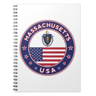 Massachusetts, Massachusetts sticker, phone case Notebook