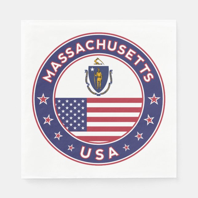 Massachusetts Napkin (Front)
