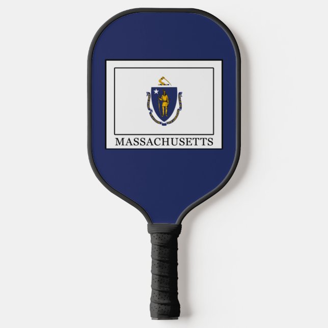 Massachusetts Pickleball Paddle (Front)