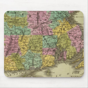 Massachusetts Rhode Island And Connecticut 2 Mouse Pad