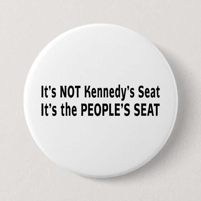 Massachusetts Senate Race 3 Inch Round Button (Front)