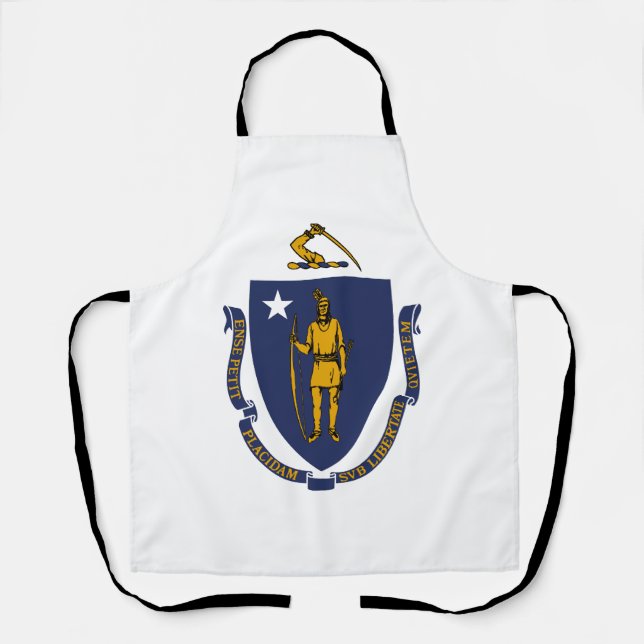 Massachusetts State Flag Apron (Front)