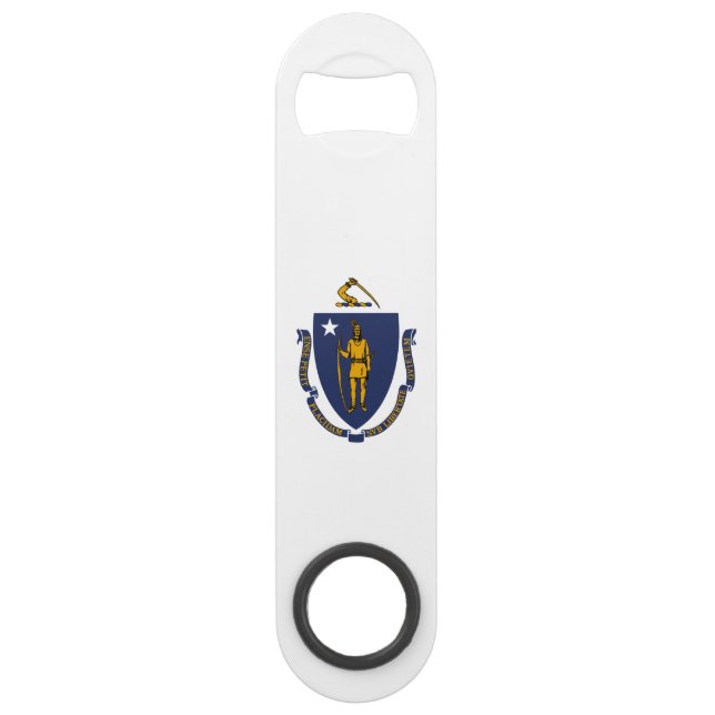Massachusetts State Flag Bar Key (Front)
