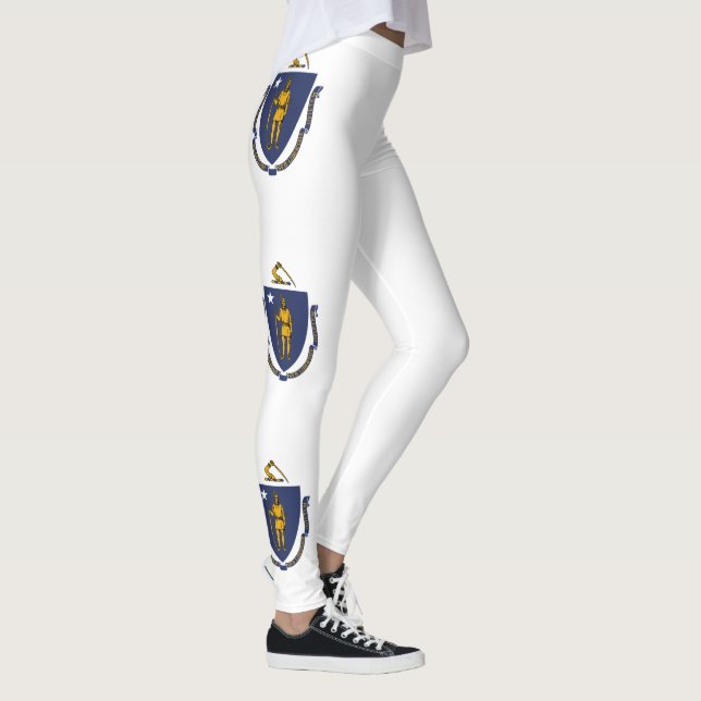 Massachusetts State Flag Leggings (Right)