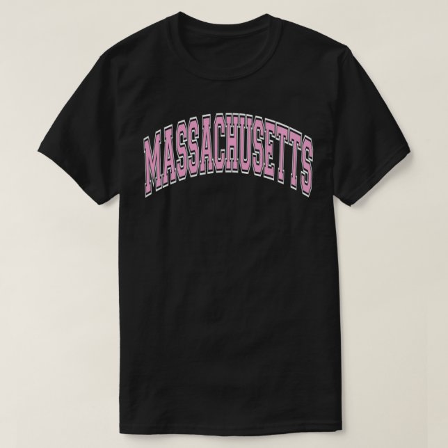 Massachusetts Style Varsity Pink Tet Pullover (Design devant)