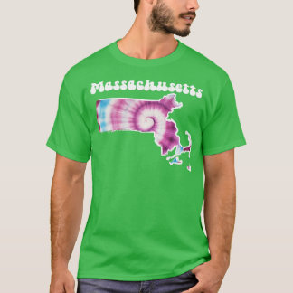Massachusetts Tie Dye  T-Shirt