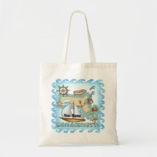Massachusetts  tote bag