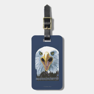 MassachusettsEagle Up Close Luggage Tag