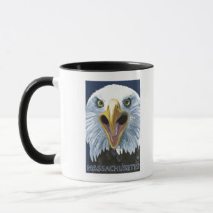 MassachusettsEagle Up Close Mug
