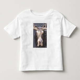 MassachusettsMoose Up Close Toddler T-shirt