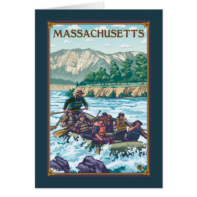 MassachusettsRiver Rafting Scene (Front)