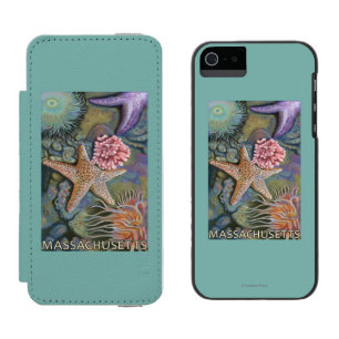 MassachusettsTidepool Scene Incipio Watson™ iPhone 5 Wallet Case