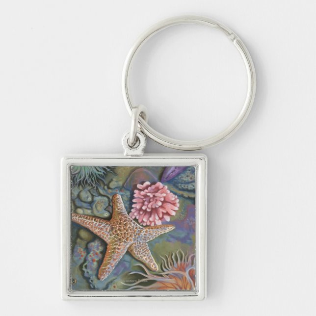 MassachusettsTidepool Scene Keychain (Front)