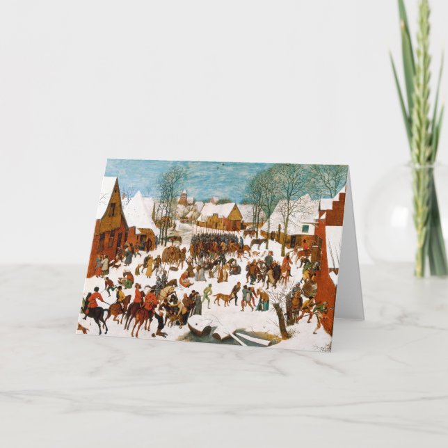 Massacre of the Innocents by Pieter Bruegel Card (Front)