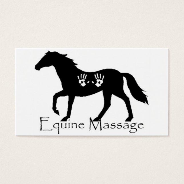 Massage à l'équine (Devant)