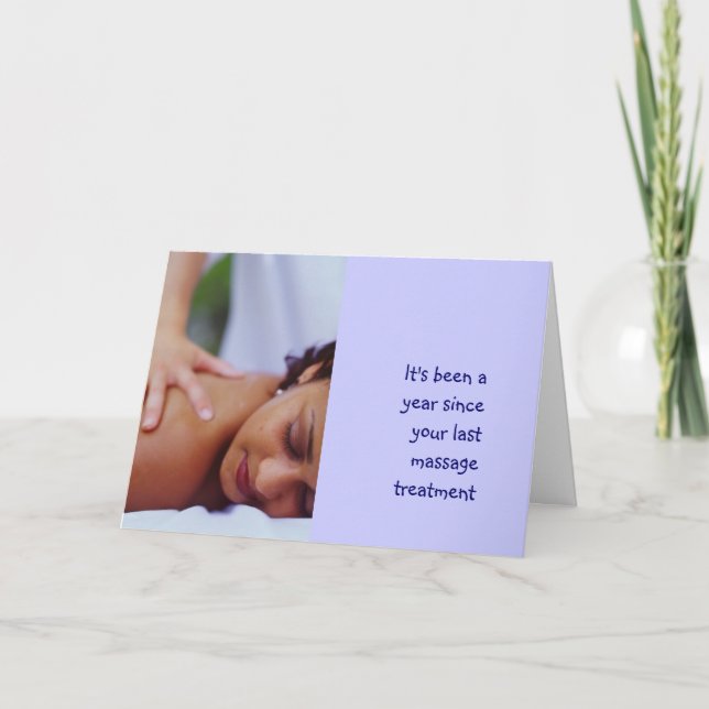 Massage & Bodywork Photos Card (Front)