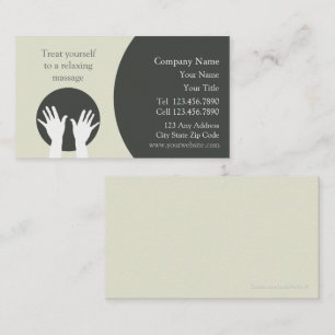 Massage Business Card