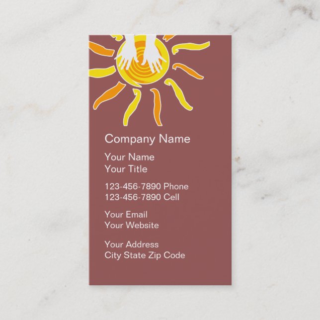 Massage Business Cards (Front)