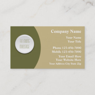 Massage Business Cards