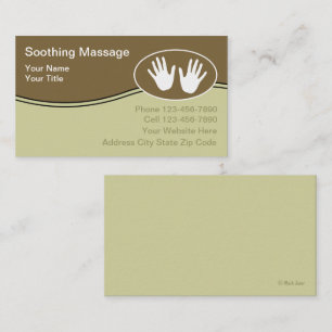 Massage Business Cards