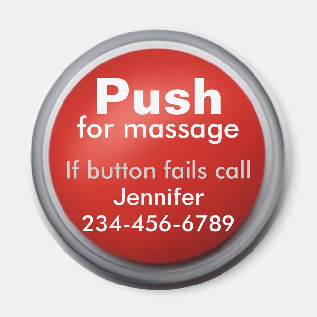 Massage Button Magnet (Front)