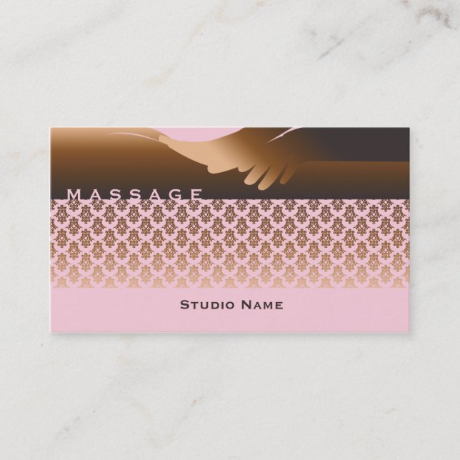 Massage - Carte de visite (Devant)