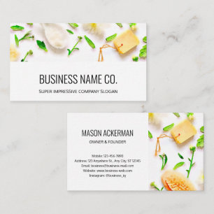 Massage Cartes de visite - Design propre