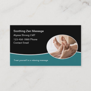 Massage des pieds Cartes de visite