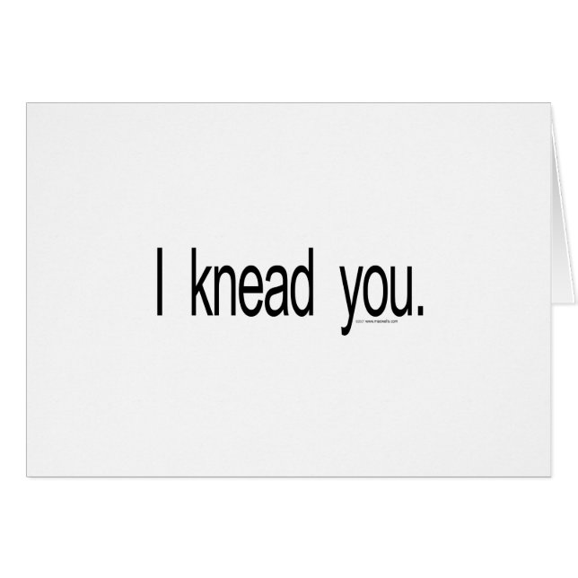 Massage - I knead you (Front Horizontal)