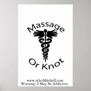 Massage or Knot Poster
