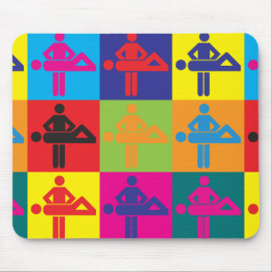 Massage Pop Art Mouse Pad