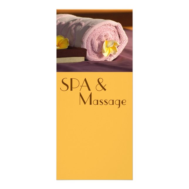 Massage Rack Card (Front)