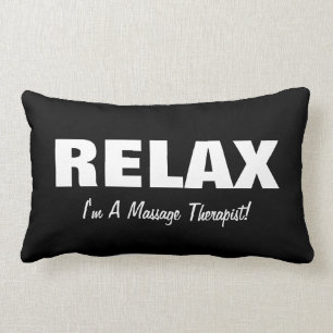 Massage Relax (customizable) Lumbar Pillow