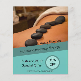 Massage Spa business leaflet discount offer Flyer