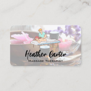 Massage Spa   Health  Business Card