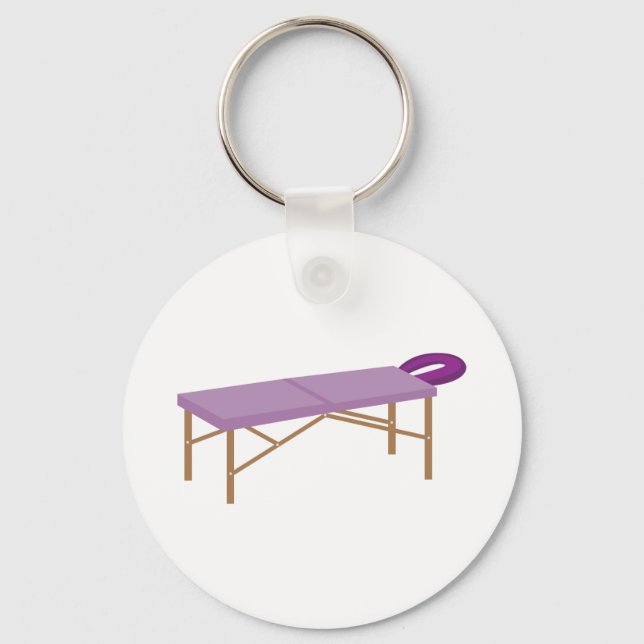 Massage Table Keychain (Front)