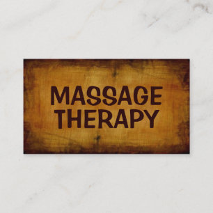 Massage Thérapie Antique Carte de visite