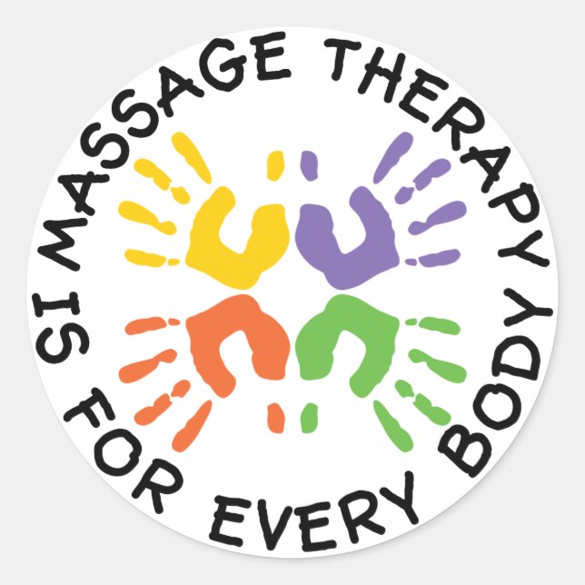Massage Thérapie Est Pour Chaque Stickers Corps (Devant)