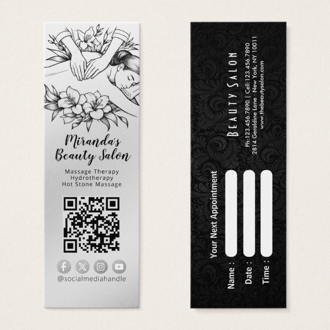 Massage Thérapie Guérison Mains Énergie Spa Bien-ê (Devant & derrière)