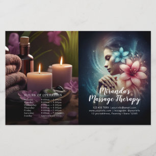 Massage Thérapie Healing Hands Prix Bifold Flyer