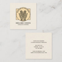 Massage Therapist Body Work Mehndi Henna Square Bu